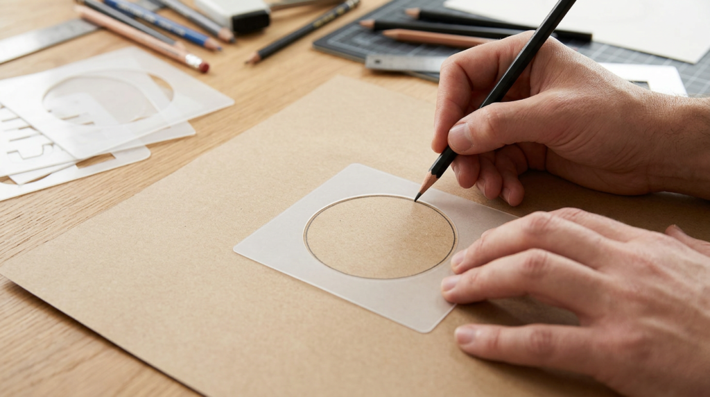 What Is a 3 Inch Circle Stencil Used For in Needlepoint?
